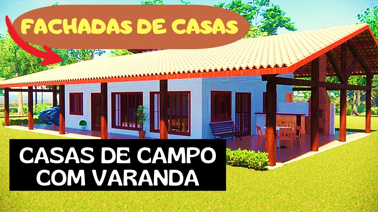 ⛺️ Varandas Irresistíveis: Fachadas de Casas de Campo Simples (IMPERDÍVEL)