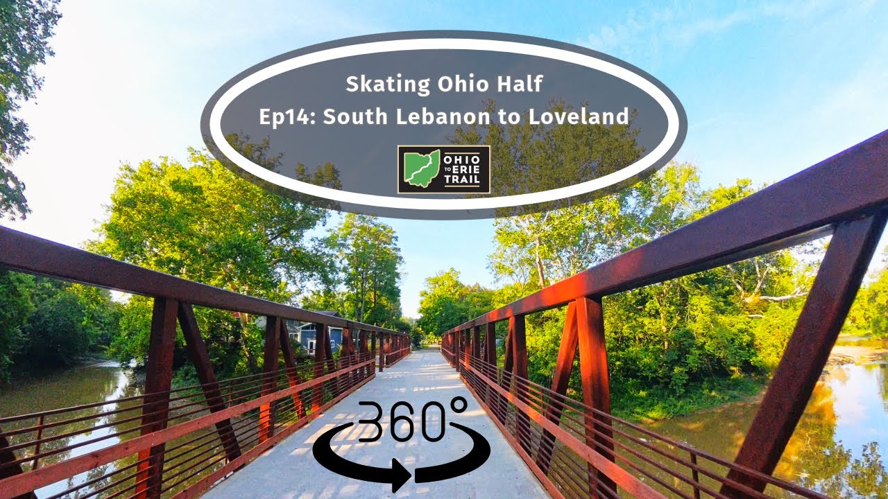 VR 360 Trip: Inline Skating Half Of Ohio. Ep14: South Lebanon To Loveland