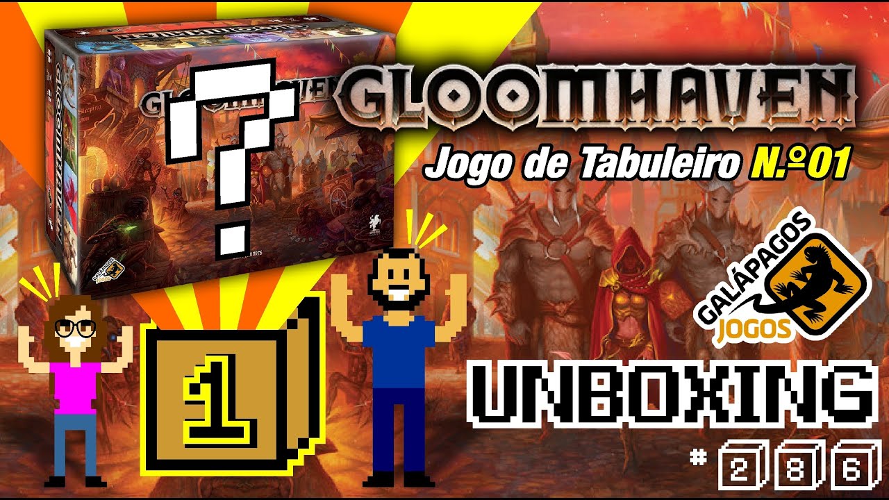 UNBOXING | GLOOMHAVEN – Edição Galápagos! O que vem na caixa? O jogo de tabuleiro número 1 do mundo!