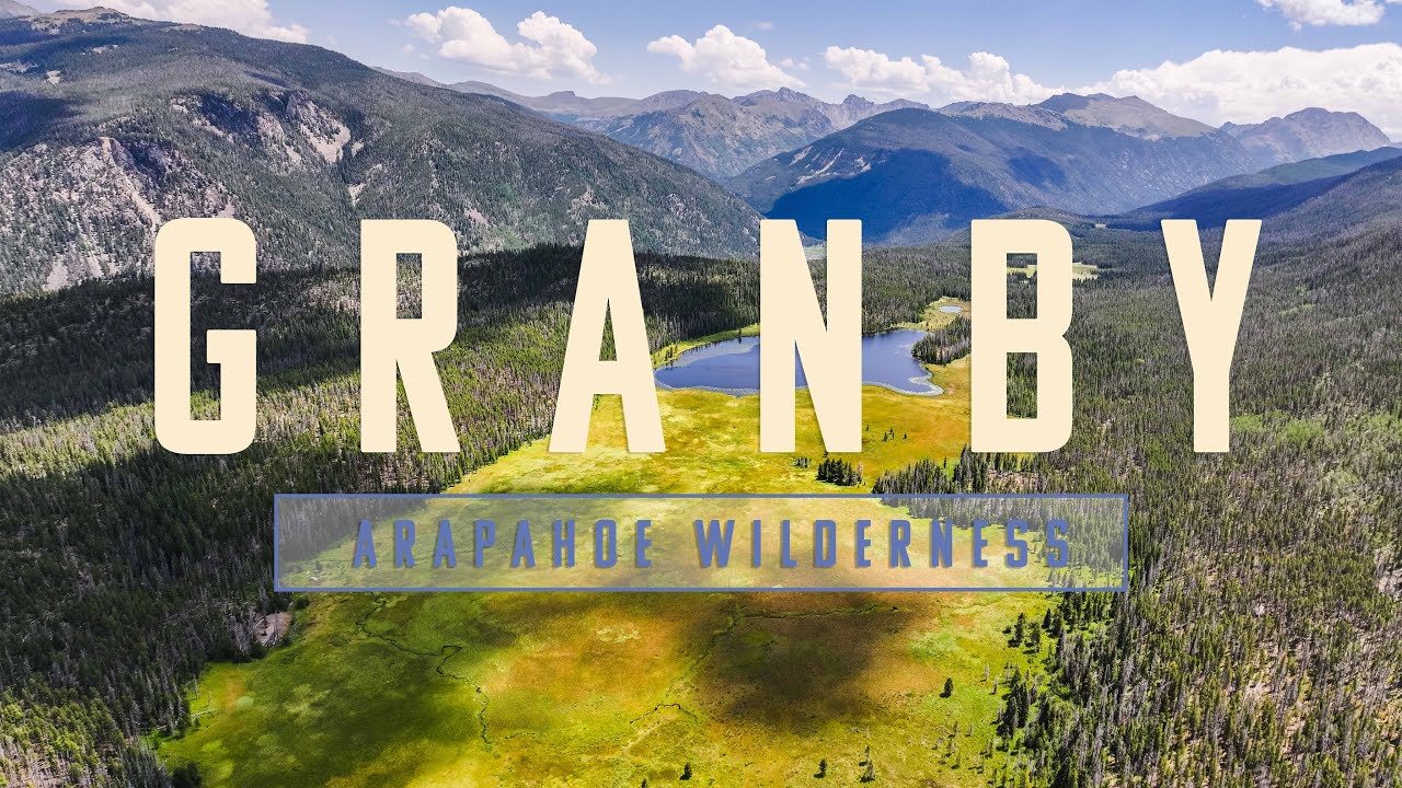 Granby | Granby Lake & The Arapahoe Wilderness Area | 4K Drone Footage