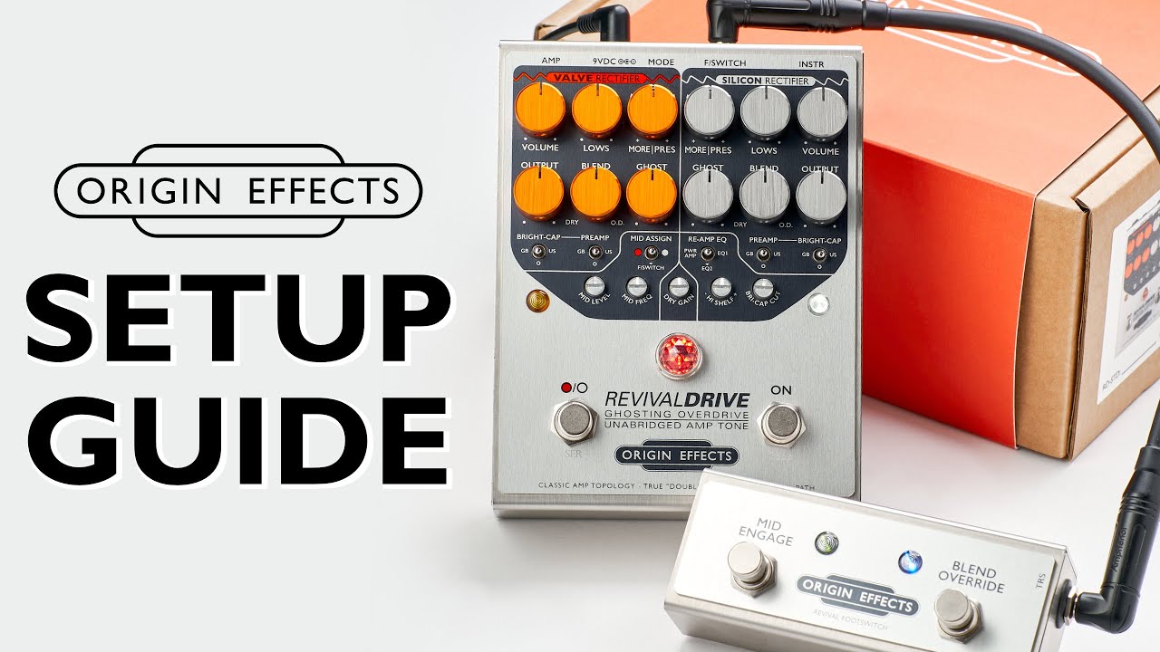 RevivalDRIVE Footswitch Bundle - Setup Guide