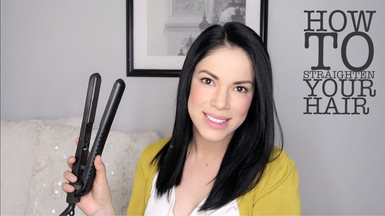 HOW TO STRAIGHTEN YOUR HAIR -beginner friendly-