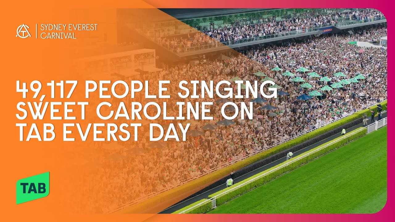 49,117 People Singing Sweet Caroline on TAB Everest Day 2024