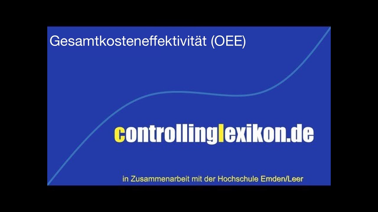 Gesamtanlageneffektivität (OEE)