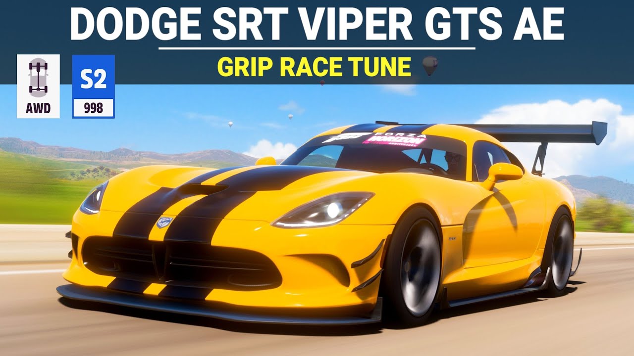 Forza Horizon 5 - 2013 Dodge SRT Viper GTS AE, FH5 Grip Race Build, Tune & Customization