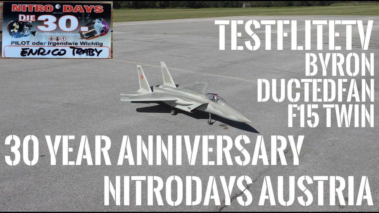 F15 Byron epic  Ducted Fan model old school @ NitroDays Austria