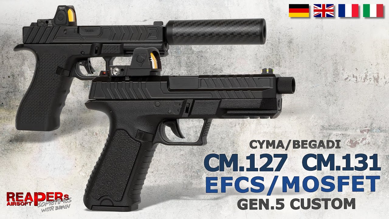 [Review] Cyma/Begadi CM.131, CM.127 GEN.5 AEP mit EFCS/Mosfet,Tuninglauf,HopUp - Airsoft/Softair -DE
