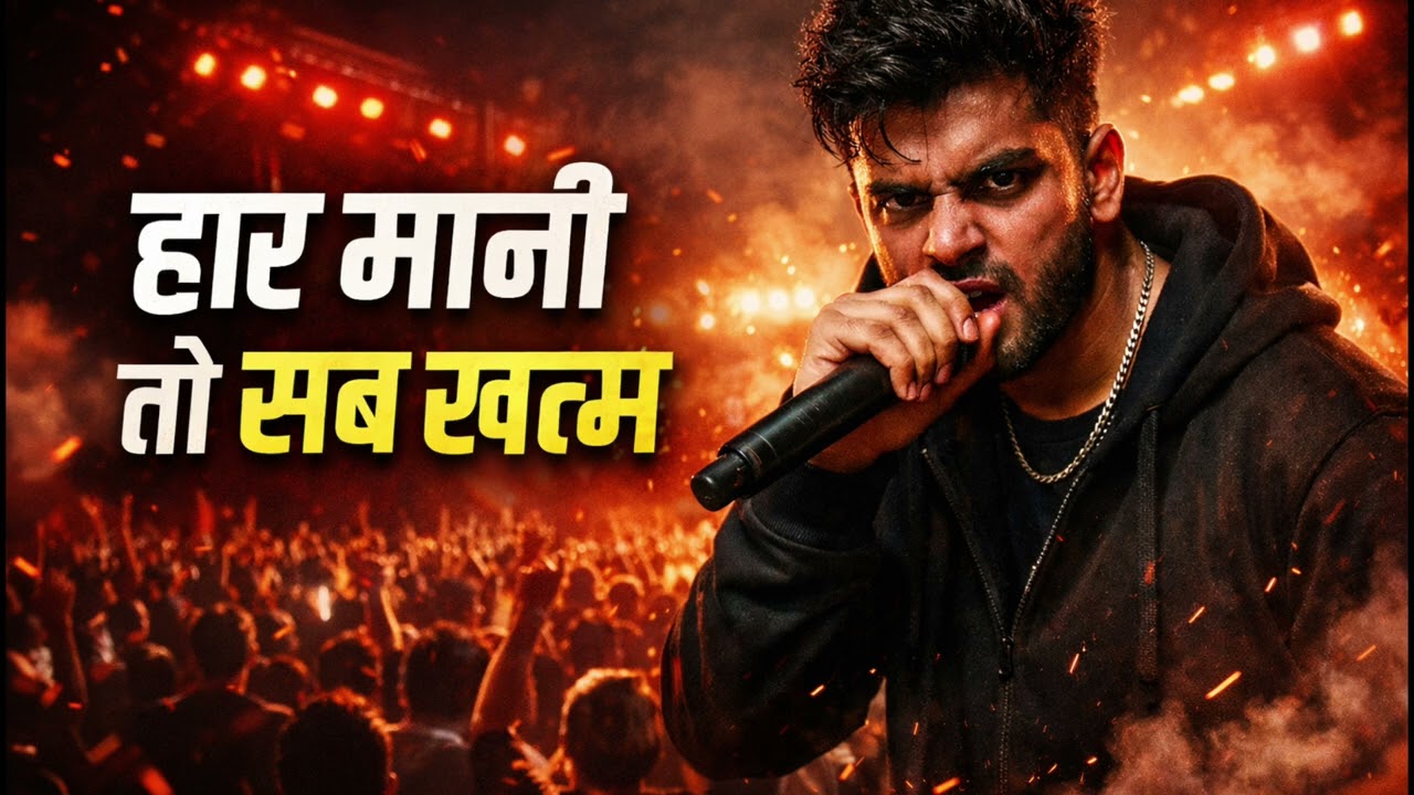 हार मानी तो सब खत्म 🔥 | Motivational Hindi Rap | Comeback Wolf|NEW RAP SONG 2026