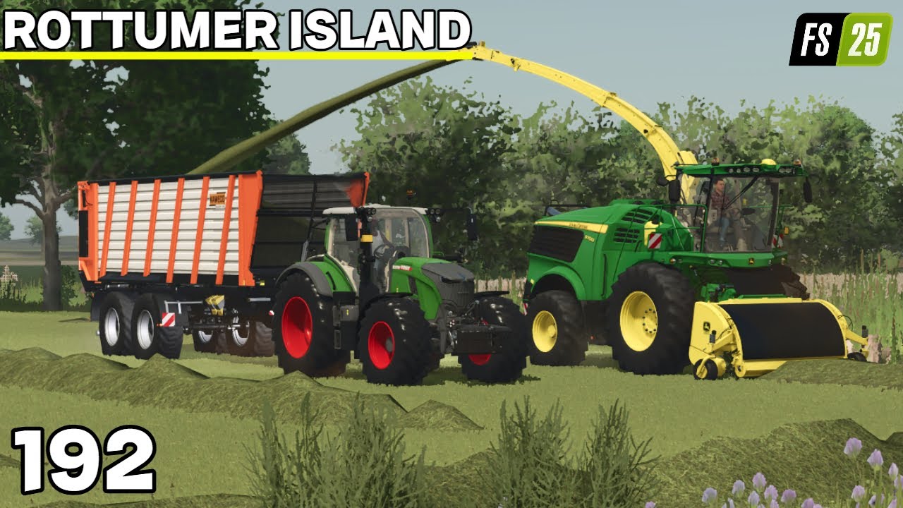 Voor Het Eerst Gras Hakselen | Rottumer Island #192 | FS25