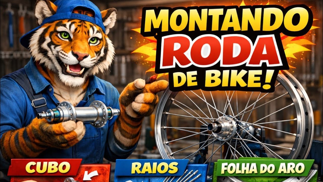 TIGREBIKES ENSINA COMO MONTAR RODA DE BICICLETA