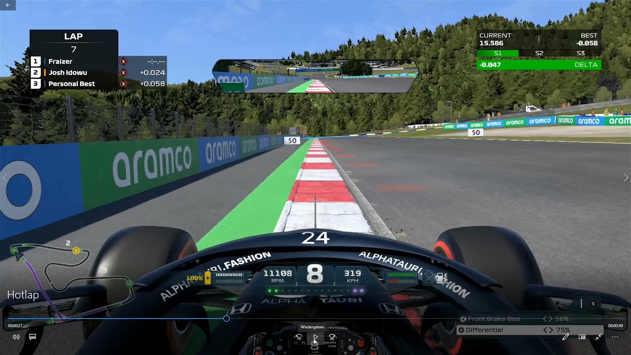 F1 2021 Austria Track Guide (1:02.325)