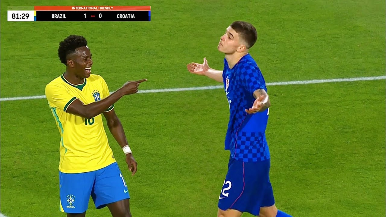 Luka Vu&scaron;ković vs Brazil | GENERATIONAL Talent Shows His Skills 🇭🇷