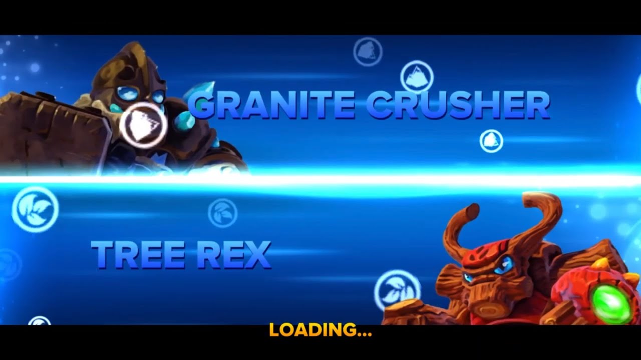 Tree Rex vs Granite Crusher. Skylanders Swap Force Arena Battles
