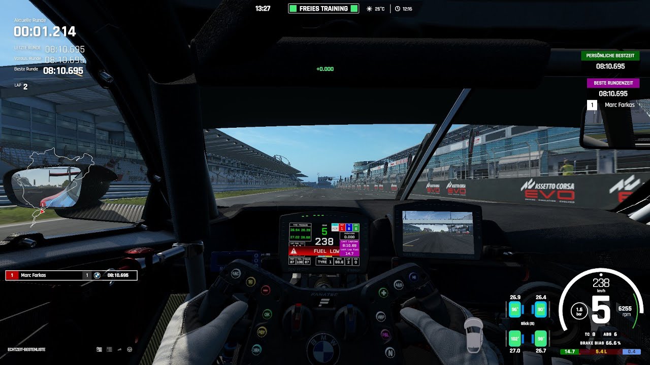 Assetto Corsa EVO Nordschleife 24h Layout Onboard Replay 8:10.695 Geht doch
