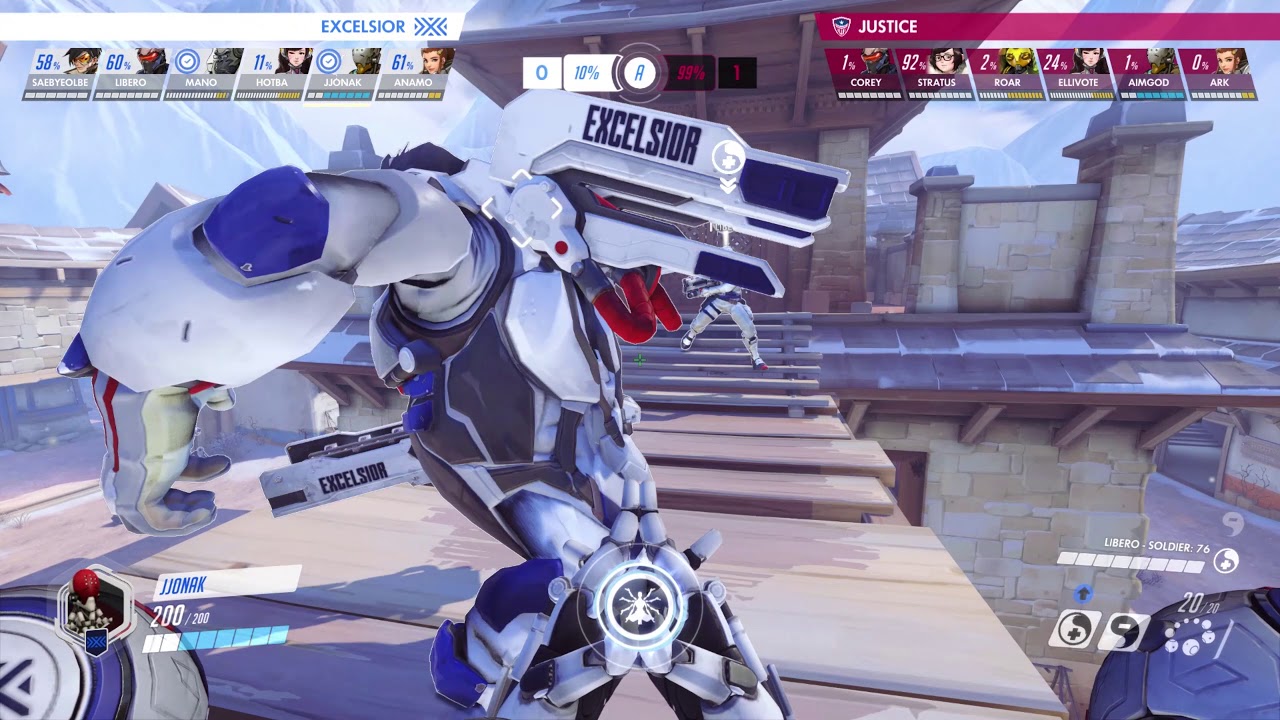 Jjonak POV Zenyatta | New York Excelsior vs. Washington Justice | Full Match | OWL 2020 Week 5
