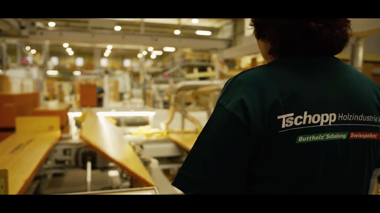 Einblick in die Tschopp Holzindustrie AG &ndash; Schalungsplatten, Schalungstr&auml;ger und Holzpellets