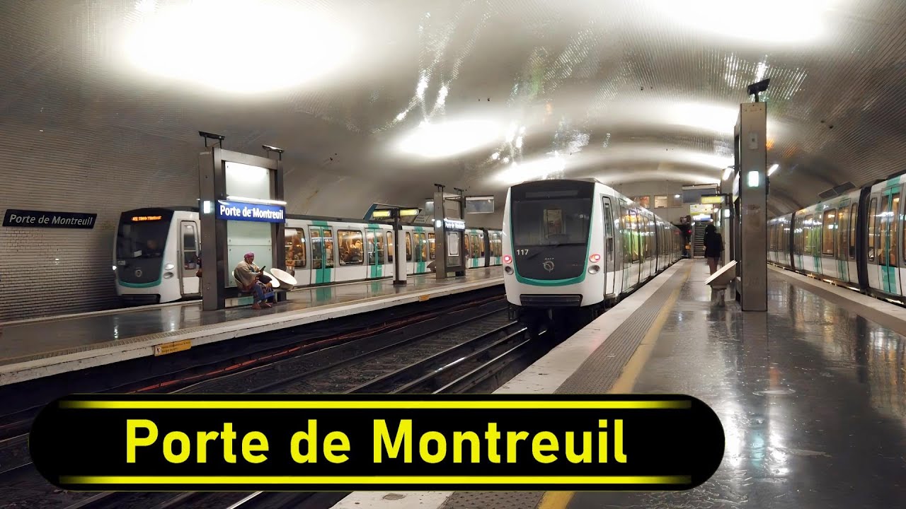 Metro Station Porte de Montreuil - Paris 🇫🇷 - Walkthrough 🚶