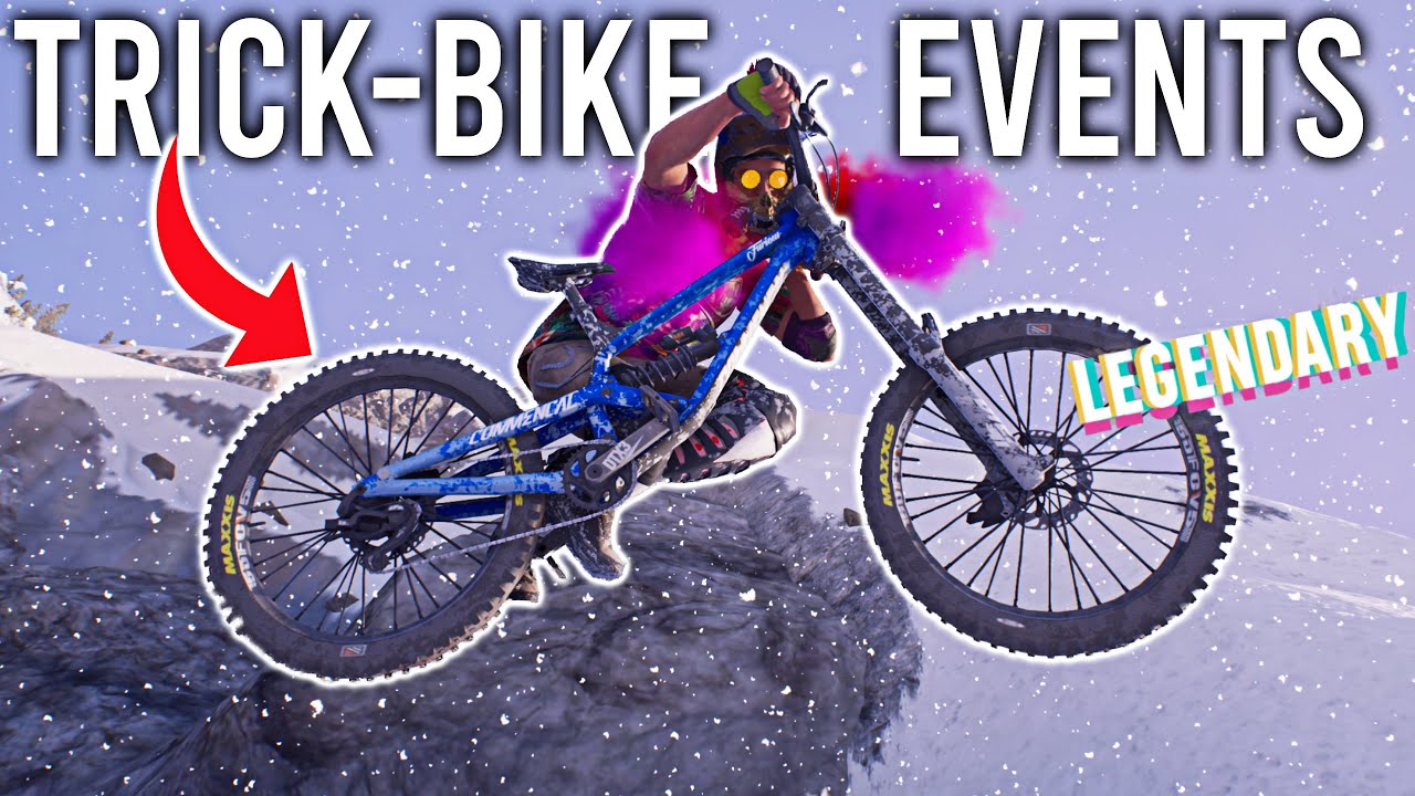 Free-Ride Trick Bike in Snow Events? 😲 Riders Republic
