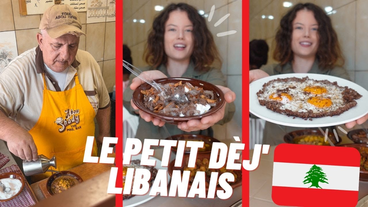JE TESTE LE PETIT DÉJEUNER LIBANAIS | Le meilleur de toute ma vie - Claire