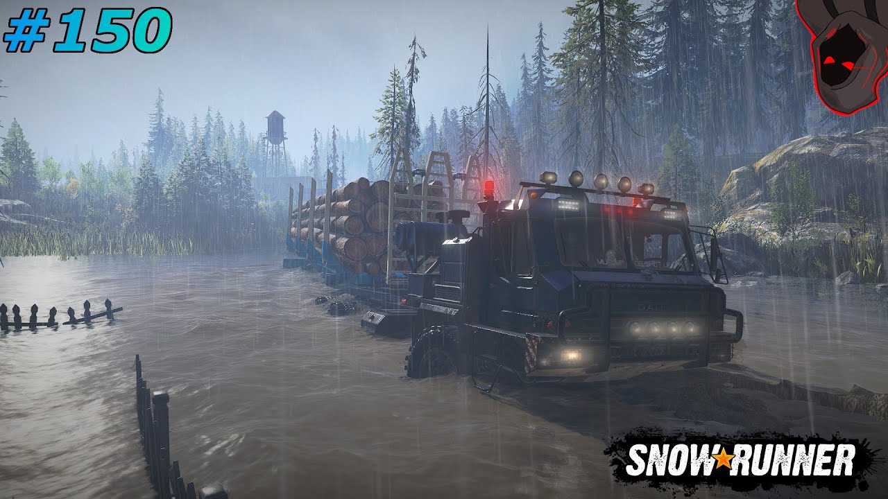 TEST *DANA* I NOWEJ PNEUMATYCZNEJ NACZEPY 😦 #snowrunner #150 ;Młynekv2