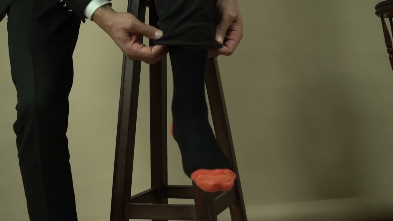 GoWith Men's Colorful Cotton Seamless Dress Socks | Model: 3582