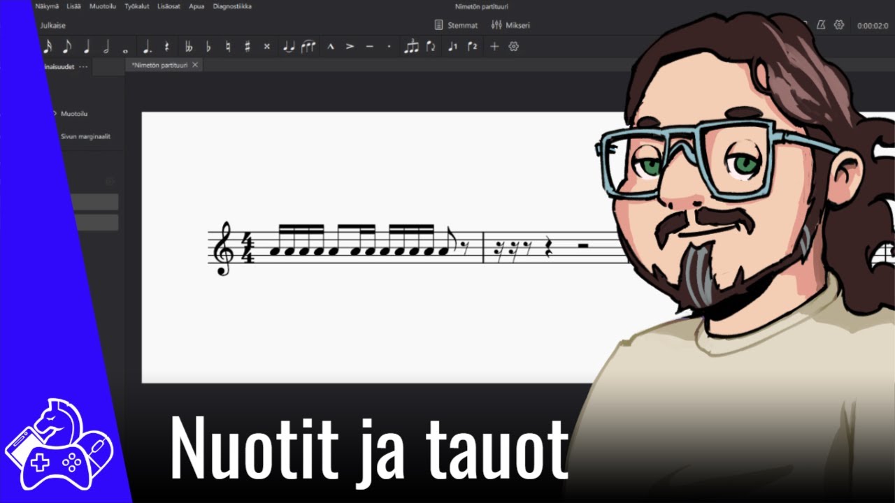 Nuotit ja tauot - Musiikin teoriaa