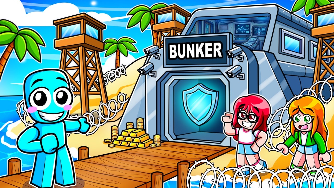 Construyendo Un BUNKER MILLONARIO para Sobrevivir en Roblox...