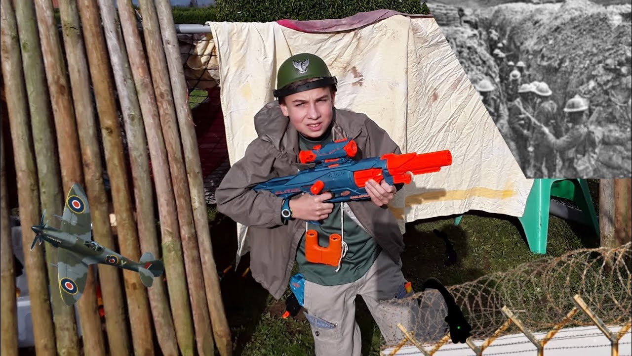 je construit une base militaire dans mon jardin