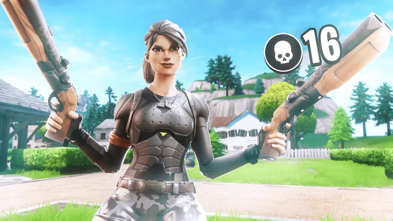 I won using the Double Barrel ONLY!
