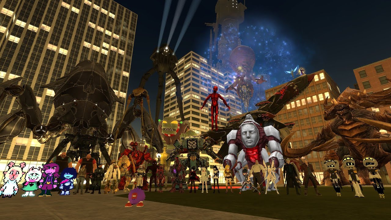 A comically long video about Gmod NPCs fighting each other