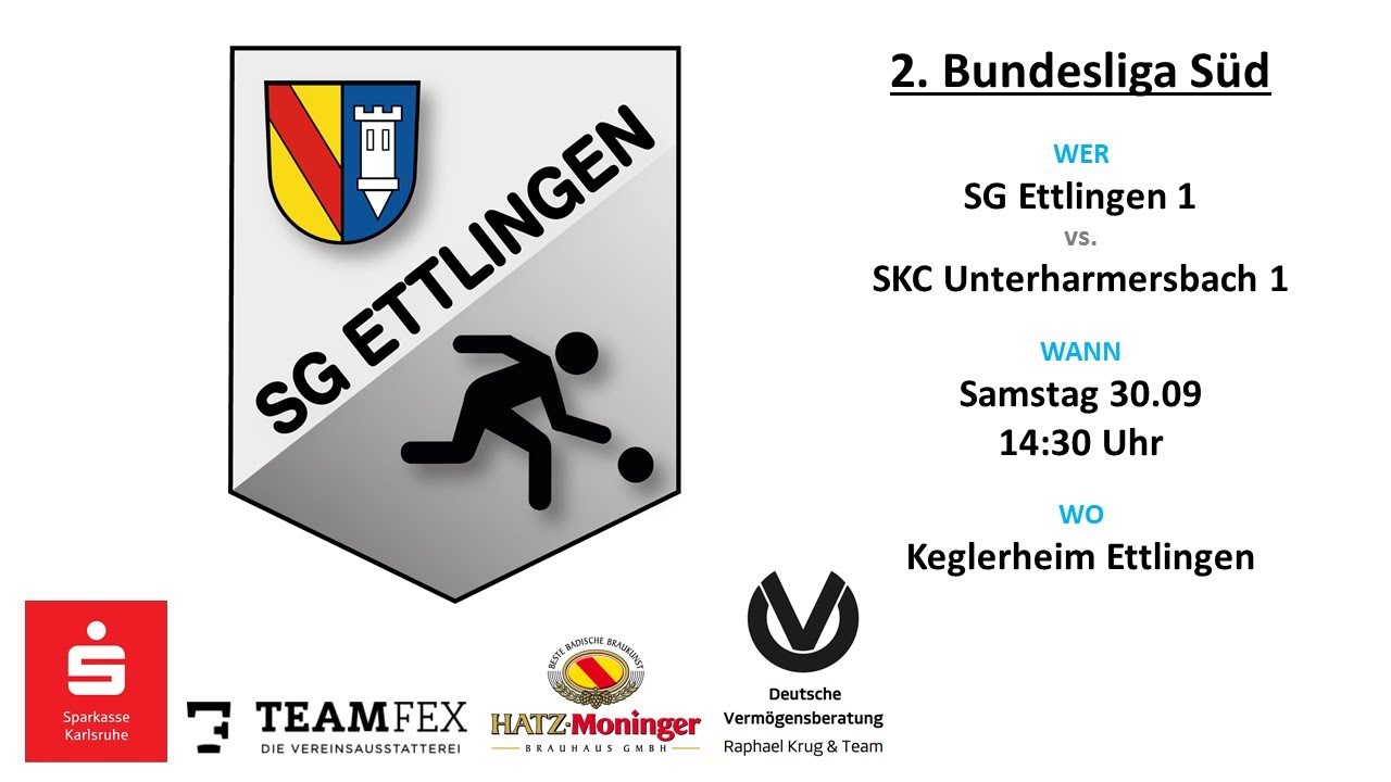 SG Ettlingen 1 vs. SKC Unterharmersbach 1