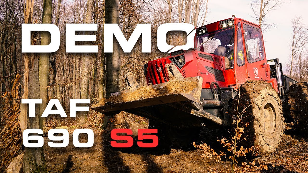 Demo utilaj forestier TAF 690 S5 (IRUM) - Aleșd - Pădurea Neagră