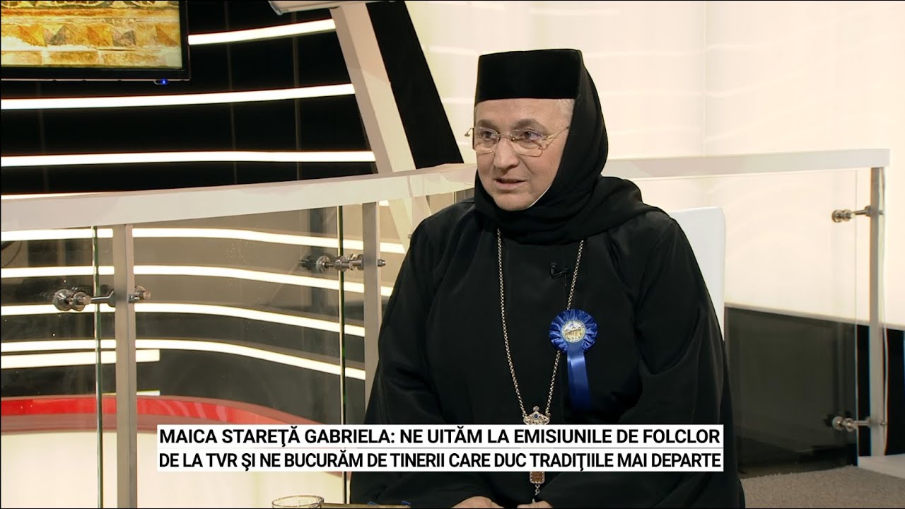 Dincolo de alb şi negru cu Stareţa Mănăstirii Voroneţ, dr. Gabriela Platon (@TVR1)