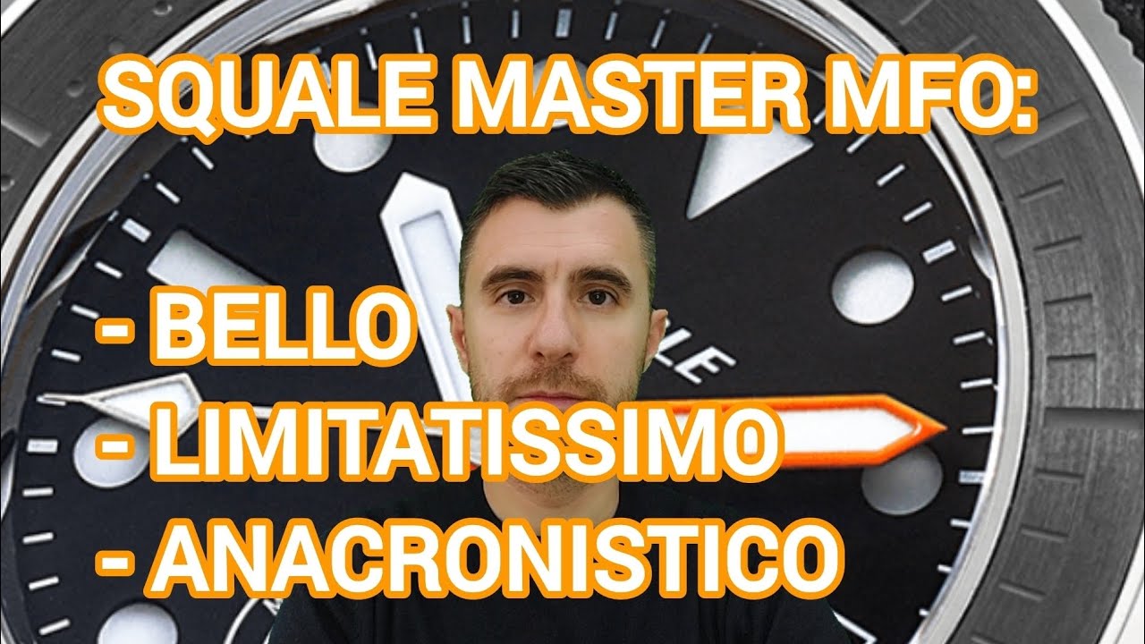 Nuovo Squale Master MFO! Bello, limitatissimo ma anacronistico!?