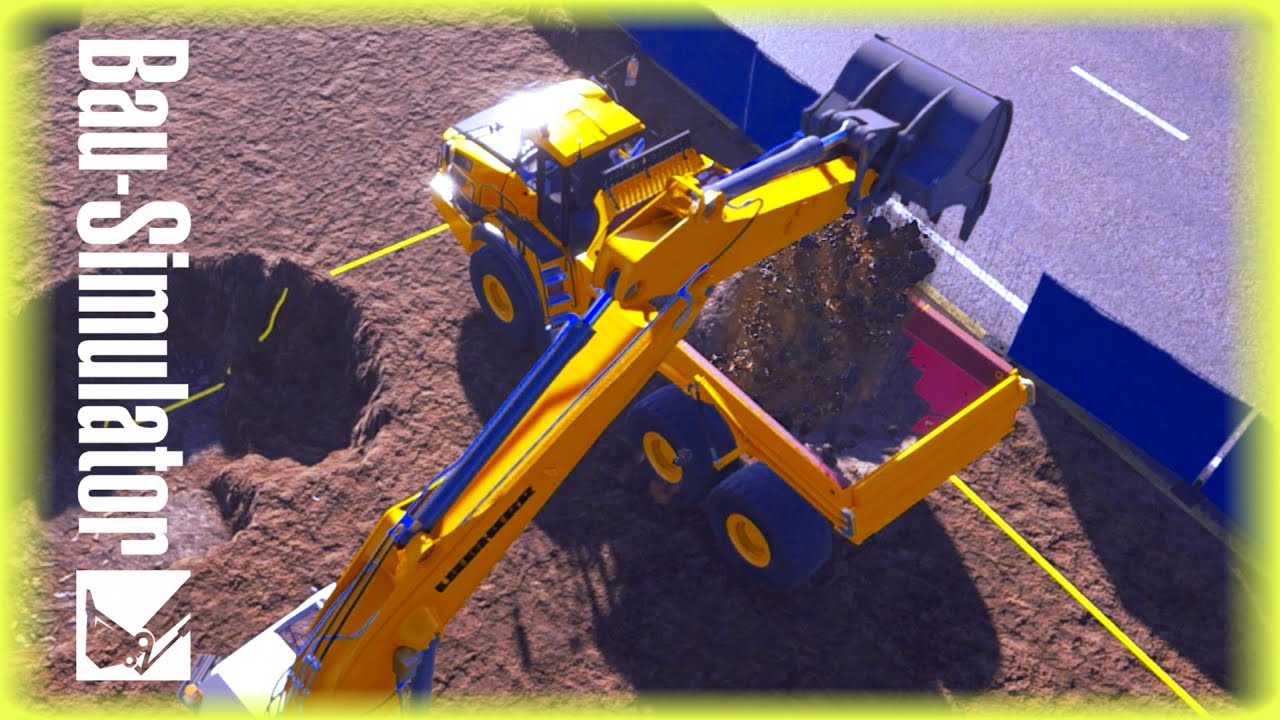 Bau-Simulator: 🏗️80 - Rastst&auml;tte / Baugrube fertig ausheben - Ps5 4K Gameplay German