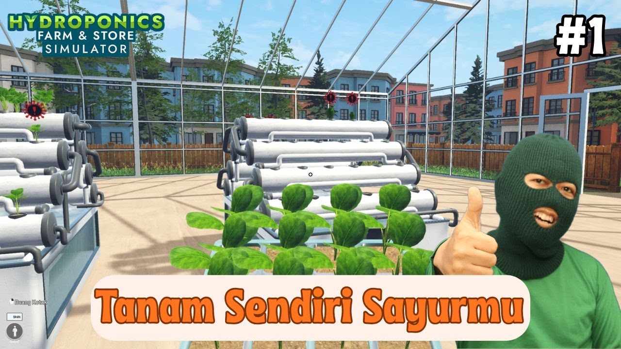Yuk Ikut Aku Nanam dan Jual SAYUR HYDROPONICS | Hydroponics Farm & Store Simulator - Part 1