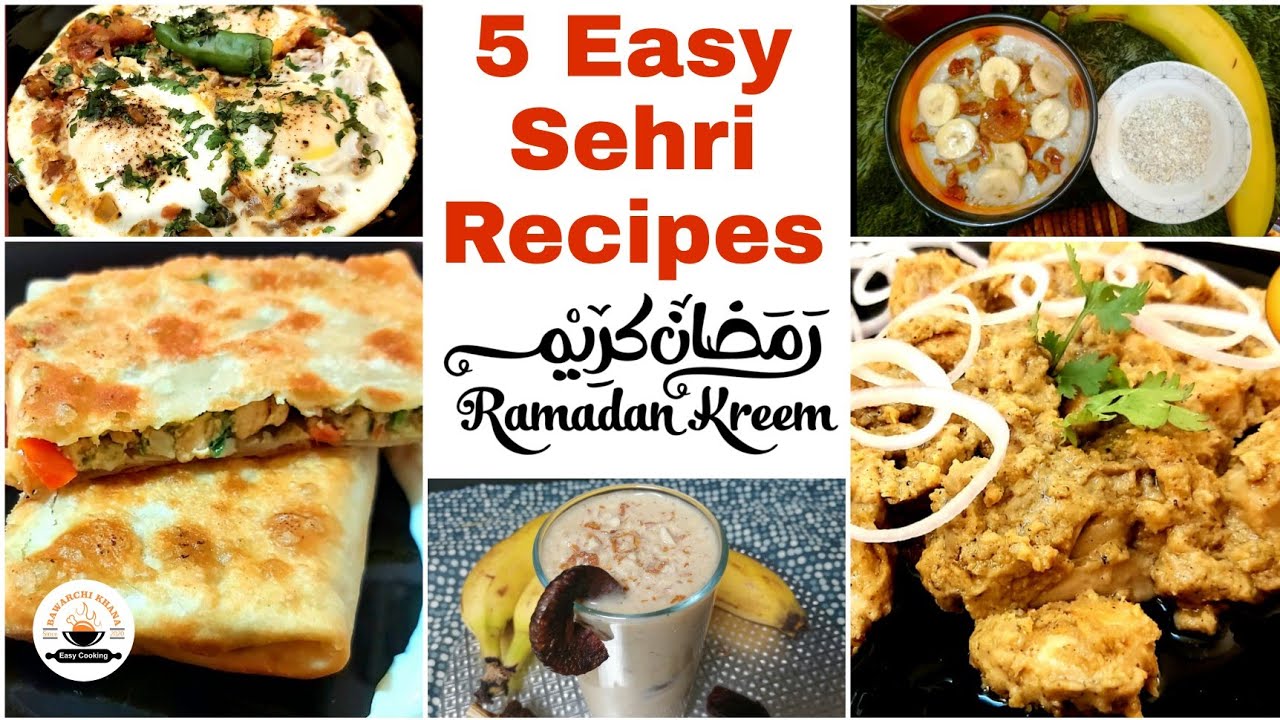 Easy Sehri Recipes | Best Ramadan Suhoor Recipes | Ramadan Special 2022 #ramadan #ramzan #sehri
