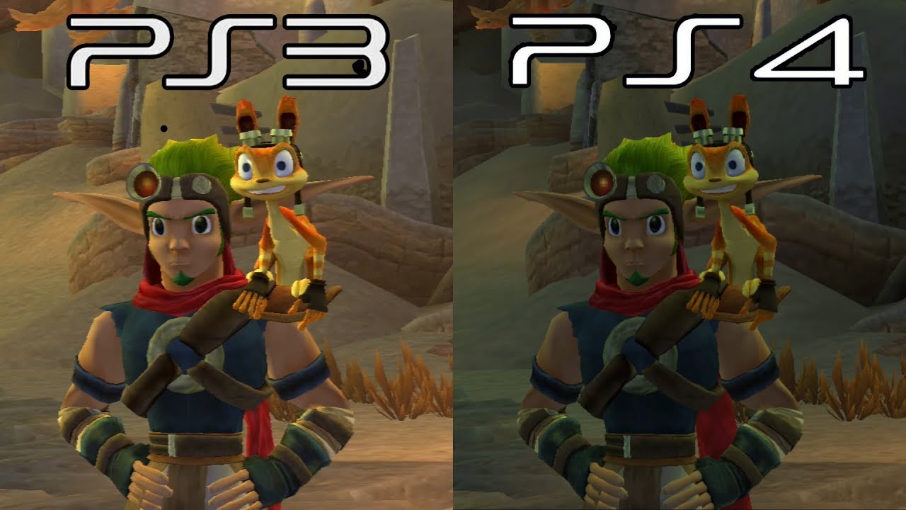 Jak 3 PS3 VS PS4 Comparison