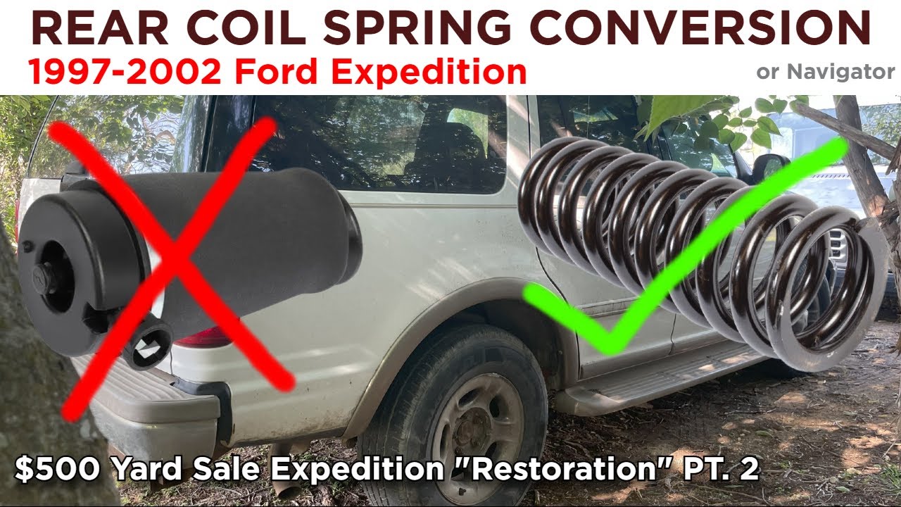 Rear Air Suspension to Coil Spring Conversion 97-02 Ford Expedition/Lincoln Navigator