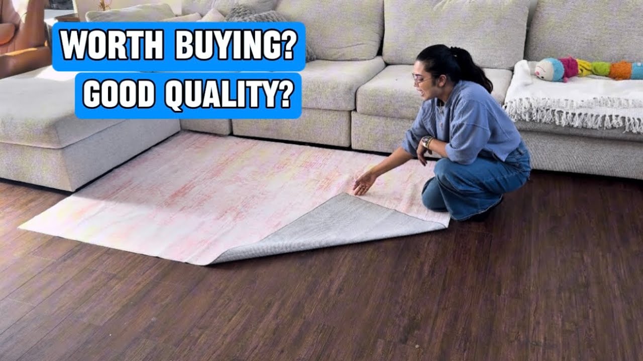 Latte&Fog 3x5 Entryway Pink Area Rugs