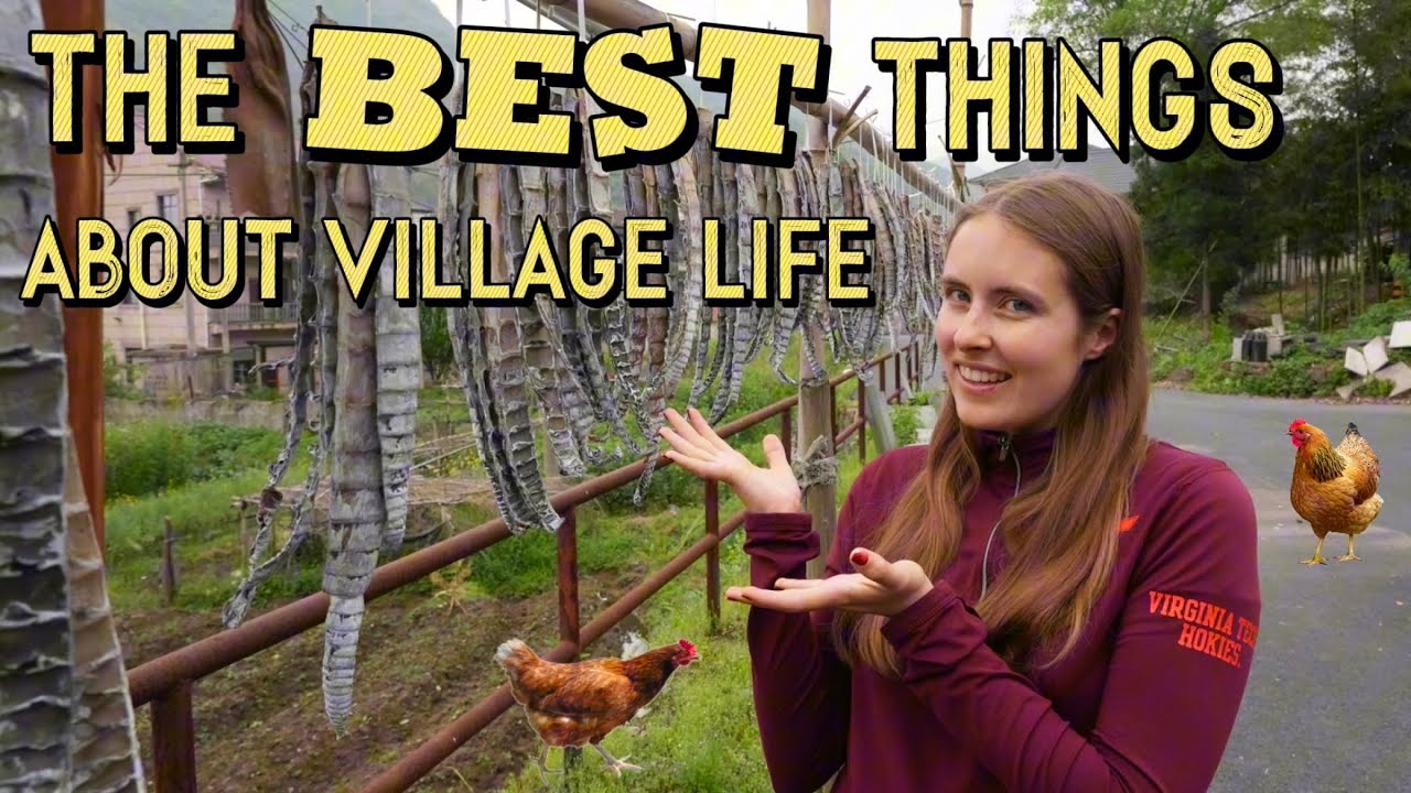 My FAVORITE things about living in rural China!  住在中国农村有哪些好处？？