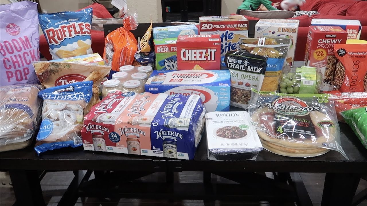 Доставка продуктов! ~$325 в Costco и $108 в HEB, покупка раз в две недели!~