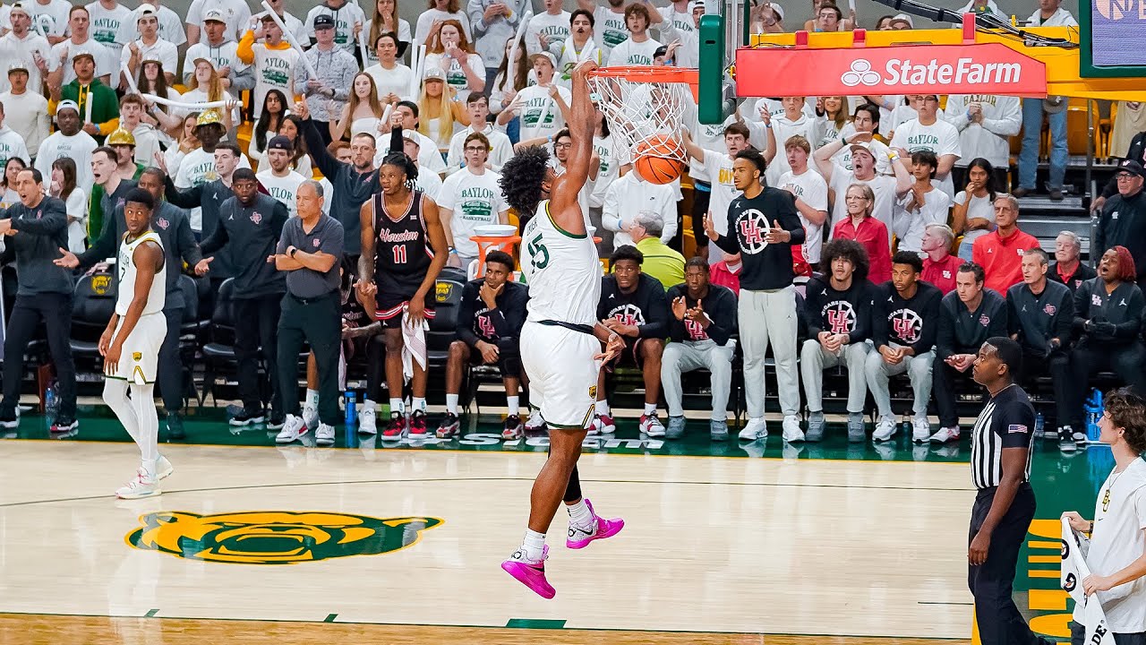 Baylor Basketball (M): Norchad Omier Highlights vs. Houston | March 8, 2025