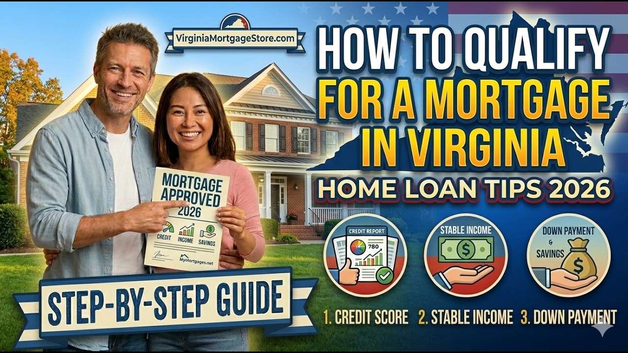 How to Qualify for a Mortgage in Virginia | Home Loan Tips 2026