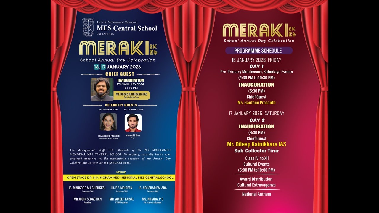 MERAKI 2K26 | SCHOOL ANNUAL DAY CELEBRATION | DAY 2
