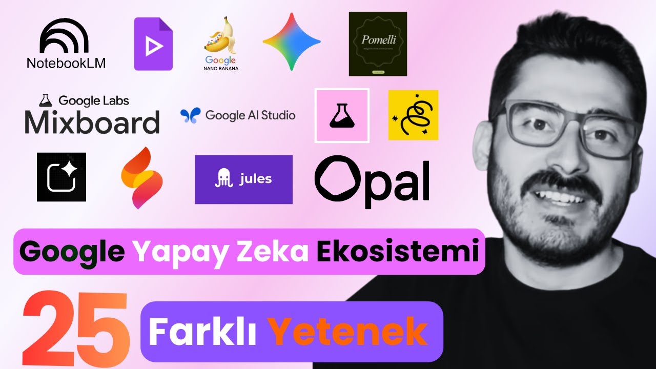 Google Yapay Zeka Ekosistemi G&ouml;z Kamaştırıyor 🚀  25 Farklı Yetenek, Harika Pazarlama
