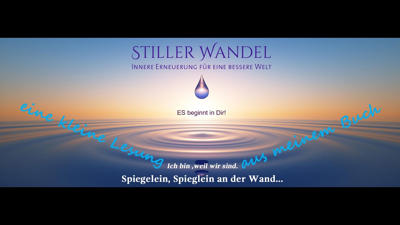 Spieglein, Spieglein an der Wand. Ich bin, weil wir sind - Lesung aus dem Buch 