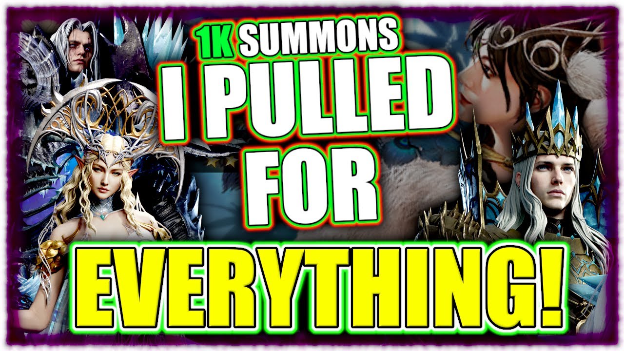 Pulling 1k+ Summons! - Will I Catch Them All!? - Watcher of Realms