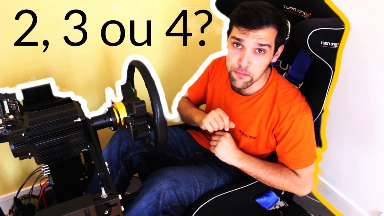 Simulateur SRT100 : 3 ou 4 vérins ? 2DOF ? 3 DOF ?