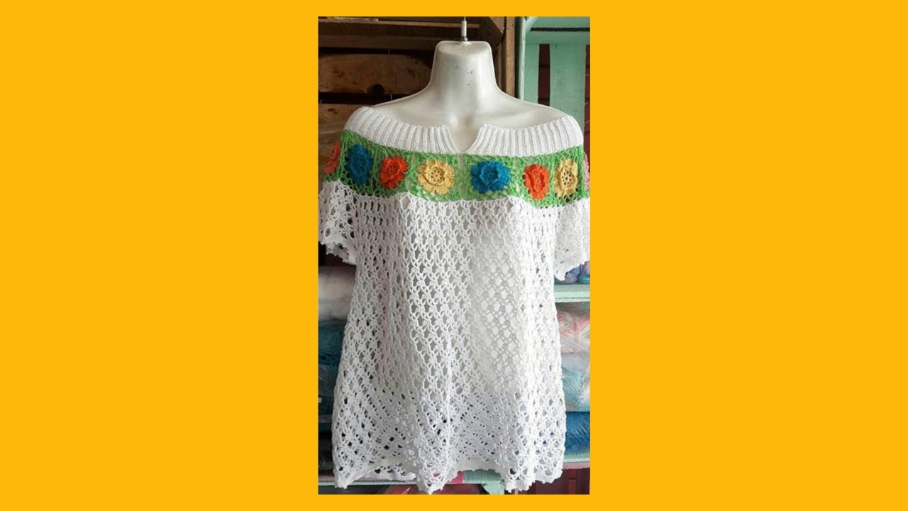 BLUSA MEXICANA || TEJIDO CREATIVA PARTE 1
